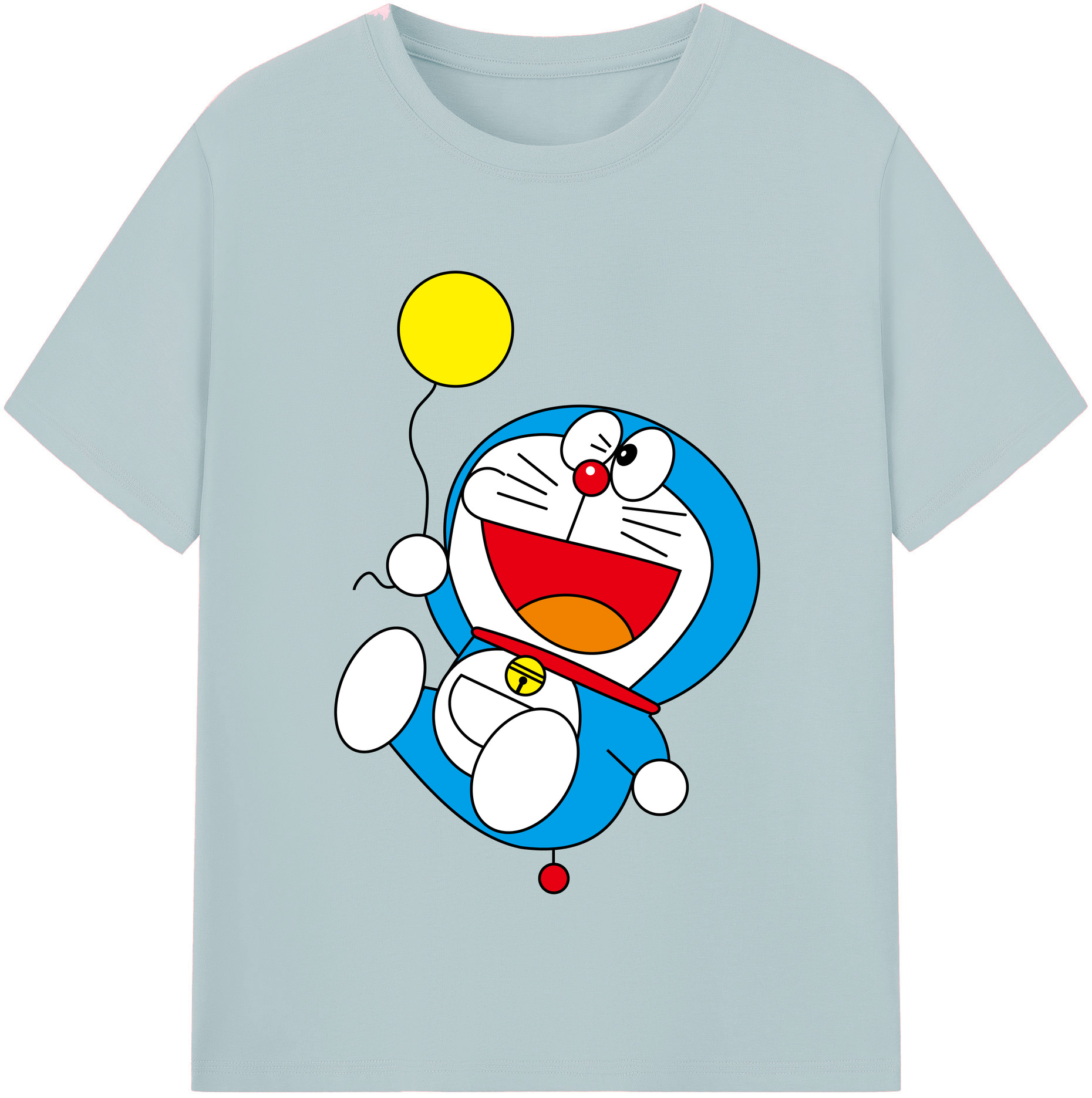（画像用） ドラえもん Doraemon 綿100％半袖Tシャツ（フロントプリント）
